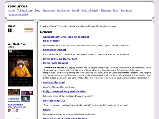 resources screenshot