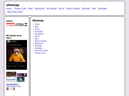 sitemap screenshot