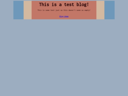 testblog screenshot