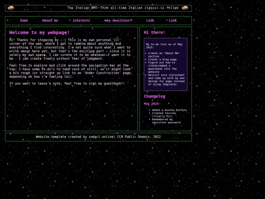 homepage screenshot