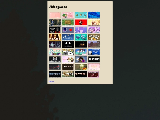 Videogames screenshot
