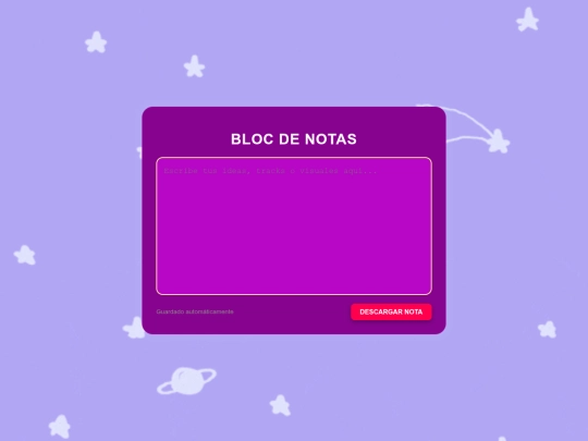 notas screenshot
