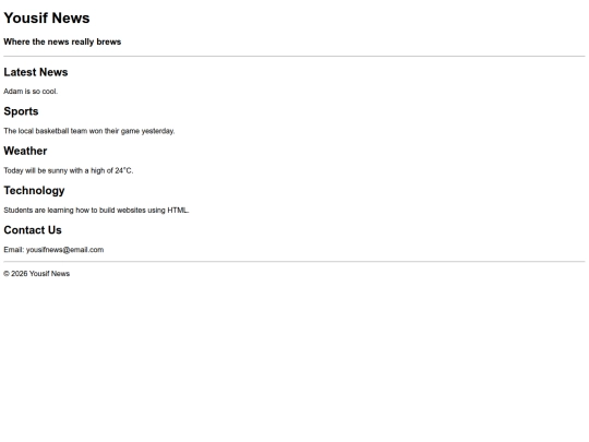 index screenshot