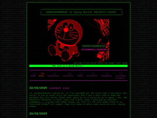 blog screenshot