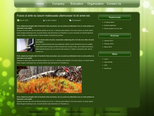 company screenshot
