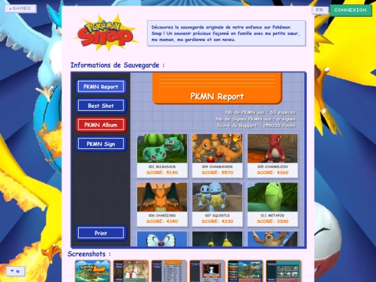 games/pokemonsnap screenshot