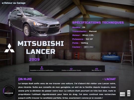 garage/mitsubishilancer screenshot
