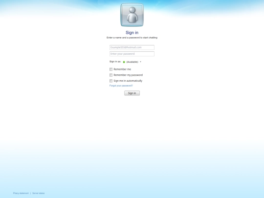 msn/windowslivemessenger/signup screenshot