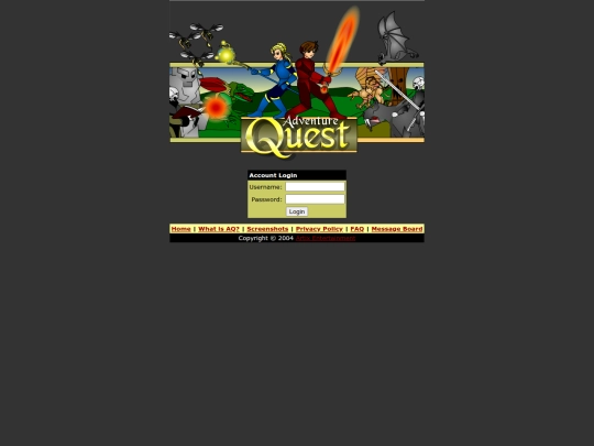 oldweb/battleon.com/account screenshot