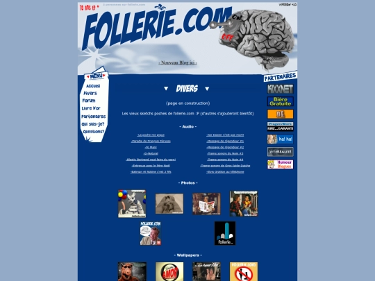 oldweb/follerie.com/divers screenshot