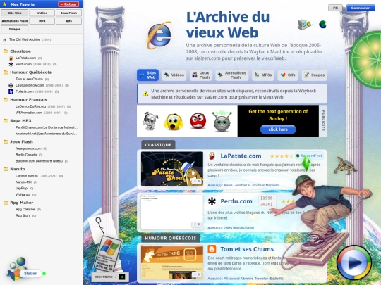 oldweb screenshot