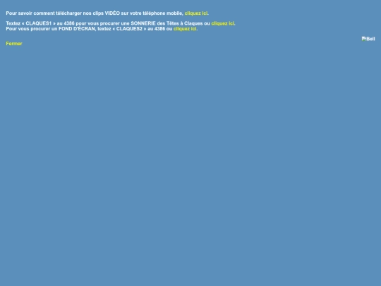 oldweb/tetesaclaques.tv/Mobile-Bell screenshot