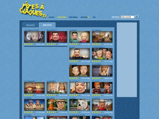 oldweb/tetesaclaques.tv/vote_2 screenshot
