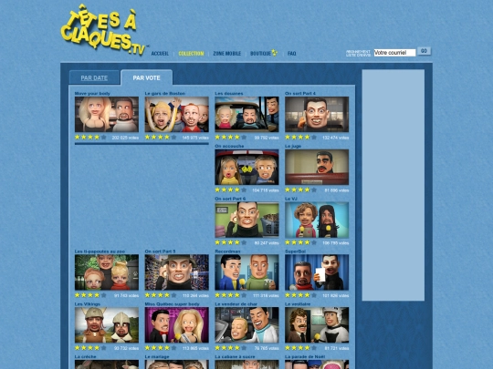 oldweb/tetesaclaques.tv/vote_3 screenshot