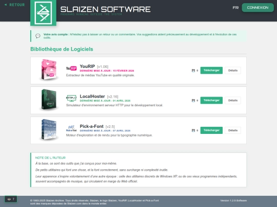 softwares screenshot