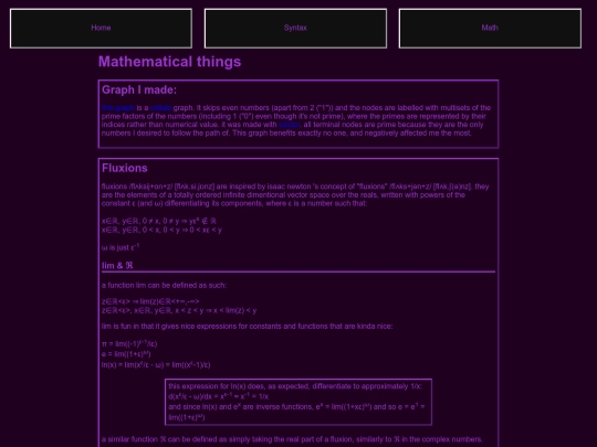 math screenshot