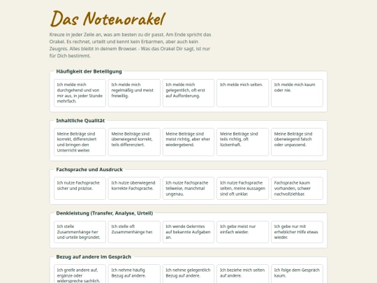 Notenorakel/notenorakel screenshot
