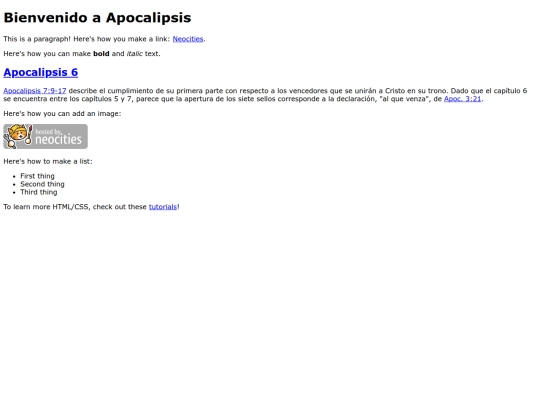 index screenshot