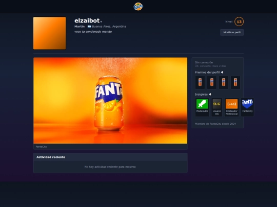 fantacity-perfil screenshot