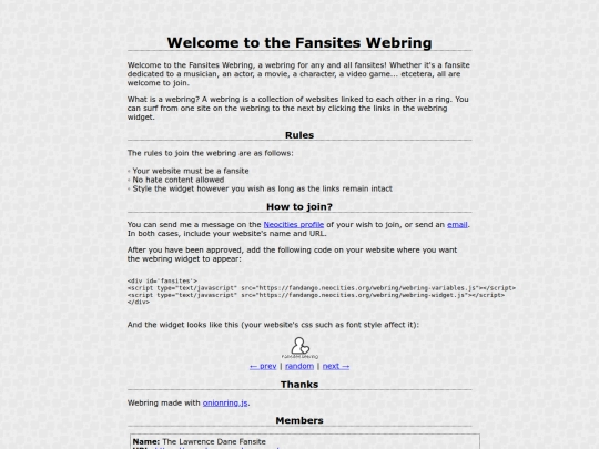 webring screenshot