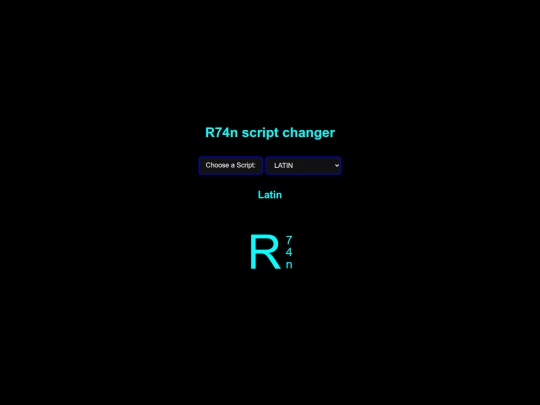 R74n-script-changer screenshot