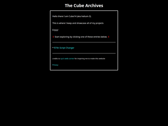 index screenshot