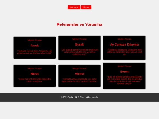 referanslar screenshot
