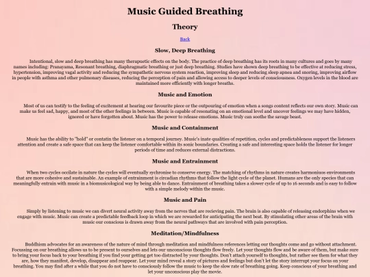 MusicGuidedBreathingscience screenshot