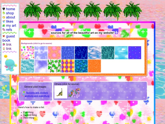 references screenshot