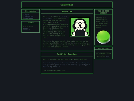 aboutme screenshot