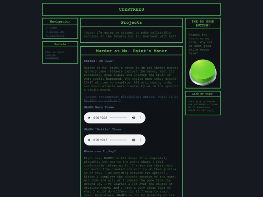 projects screenshot