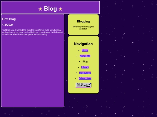 blog screenshot