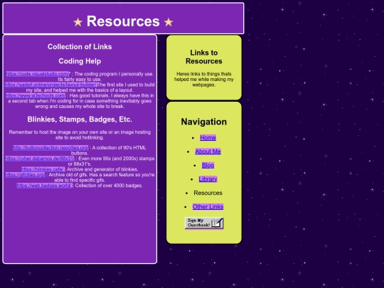 resources screenshot
