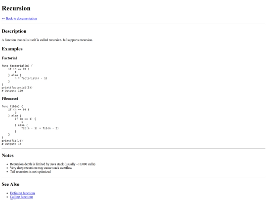 functions/recursion screenshot