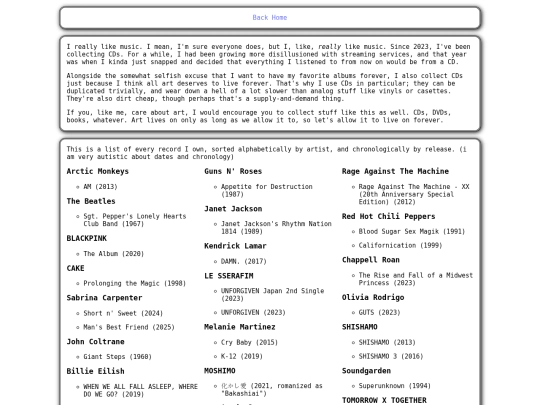 collection screenshot