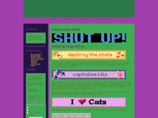Homepage screenshot