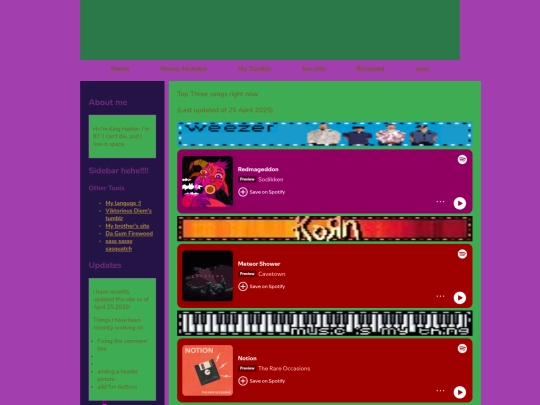 Music screenshot