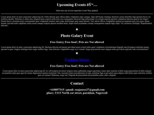 Html tutorial/event screenshot