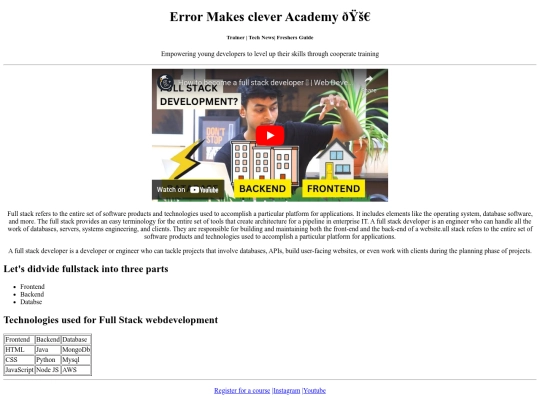 Html tutorial screenshot