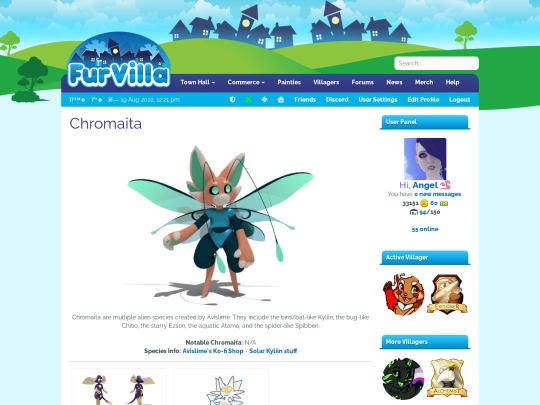 furry/species/chromaita screenshot