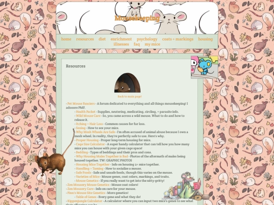 mousekeeping/resources screenshot