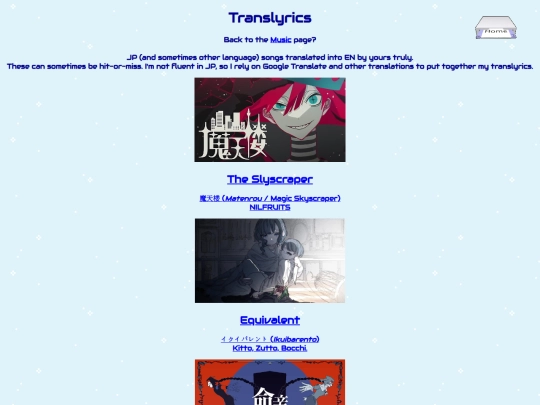 music2/translyrics screenshot