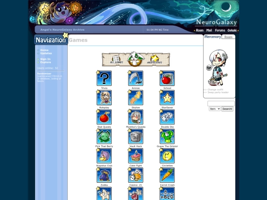 neurogalaxy/games screenshot