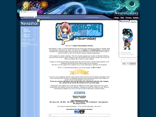 neurogalaxy/welcome screenshot