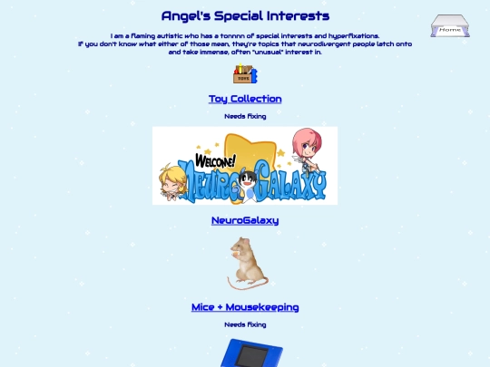 specialinterests screenshot