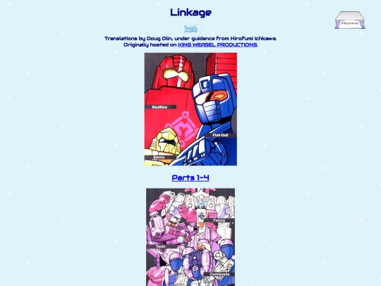 specialinterests/transformers/linkage screenshot