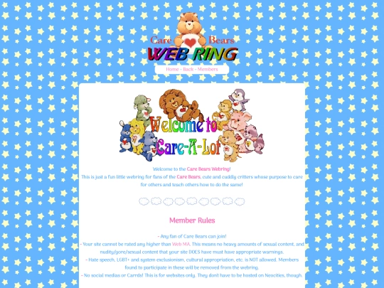 webrings/carebears/cb screenshot