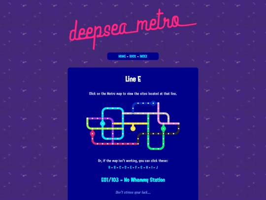 webrings/deepseametro/lines/e screenshot