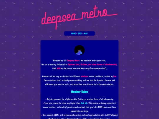 webrings/deepseametro/metro screenshot