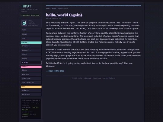 blog/hello-world screenshot